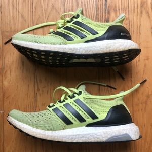 Neon yellow/green adidas ultraboost womens size 7